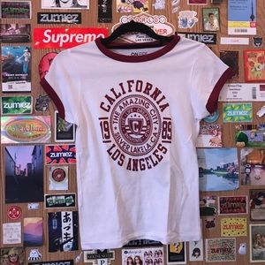 California white tee